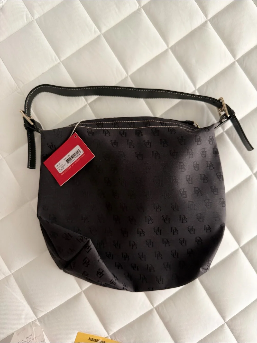 Dooney & Bourke Black Small Sac Shoulder Bag NWT